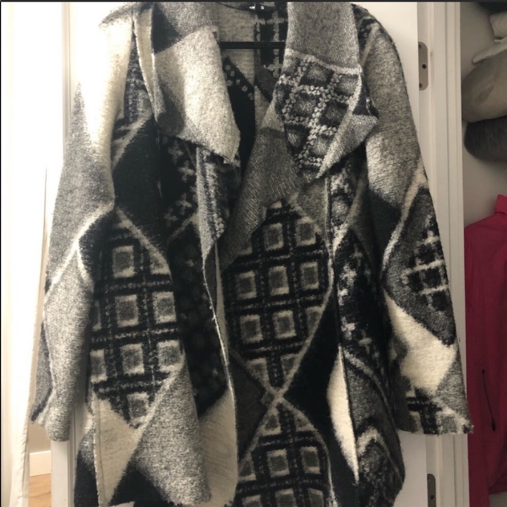ASOS Wool Fall/Spring Waterfall Coat - Picture 6 of 6